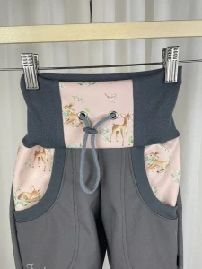 Softshellové kalhoty s fleecem- Srnečky